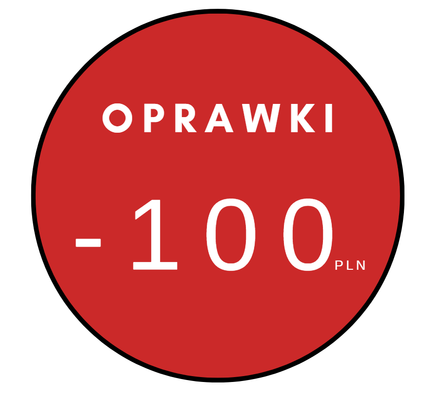 promocja na oprawki okularowe -100 pln